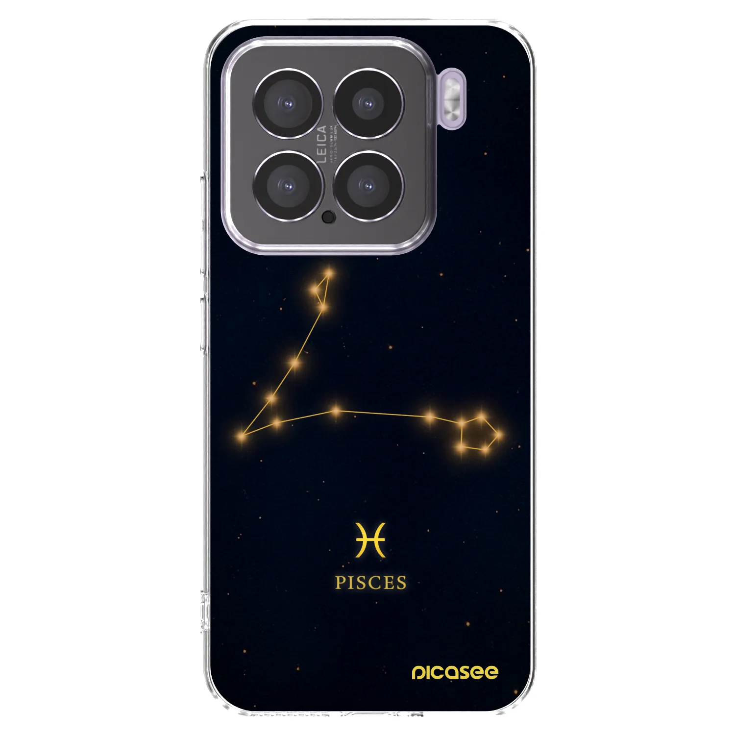 Picasee Xiaomi 15 Hülle - Transparentes Silikon - PISCES