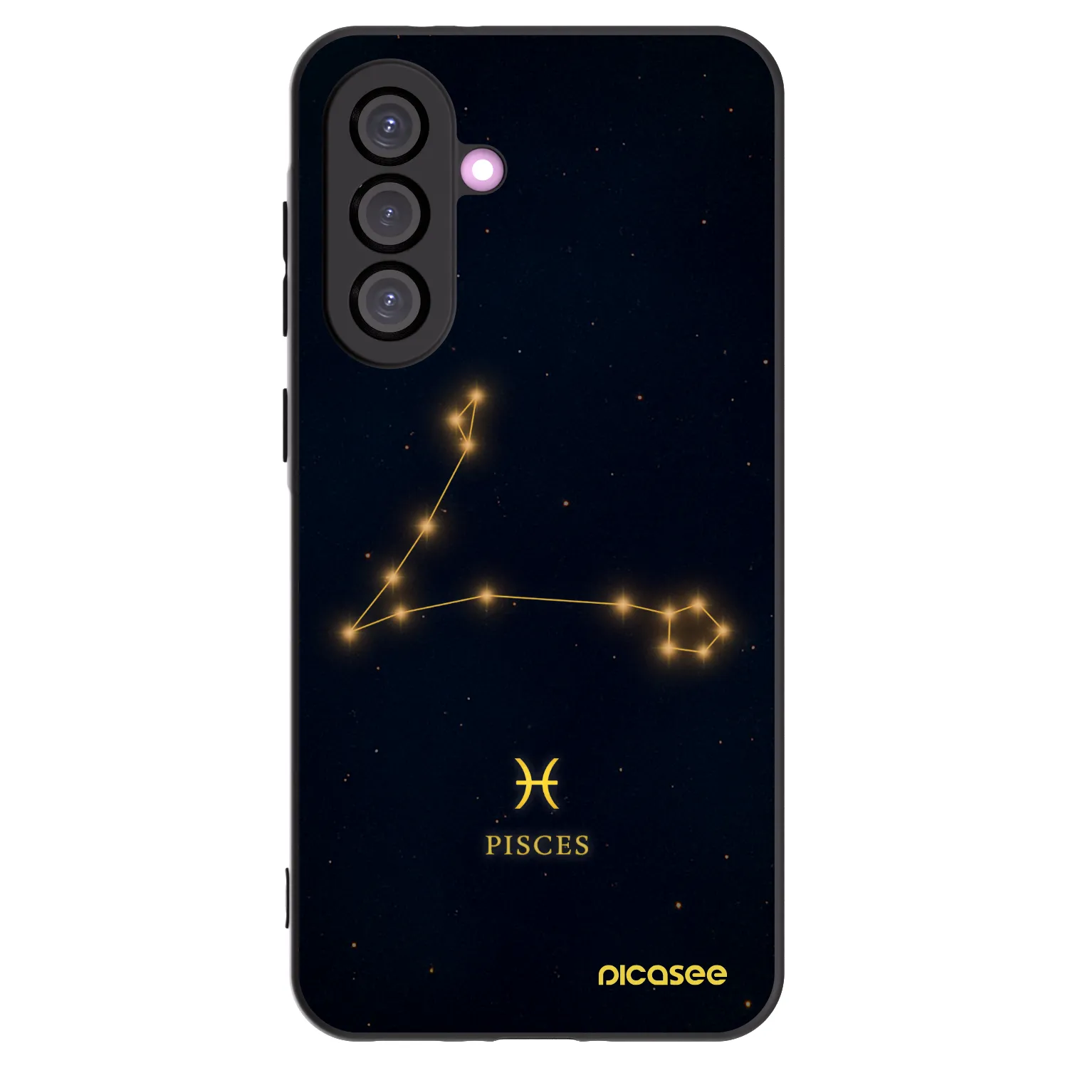 Picasee Samsung Galaxy A36 5G Hülle - Schwarzes Silikon - PISCES