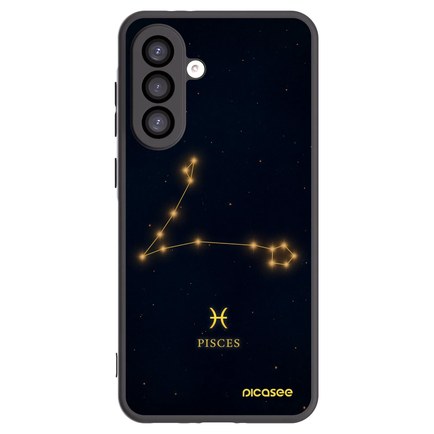Picasee Samsung Galaxy A26 5G A266B Hülle - Schwarzes Silikon - PISCES