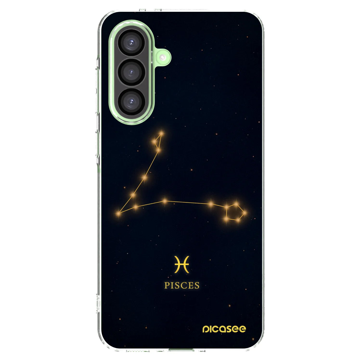 Picasee Samsung Galaxy A26 5G A266B Hülle - Transparentes Silikon - PISCES
