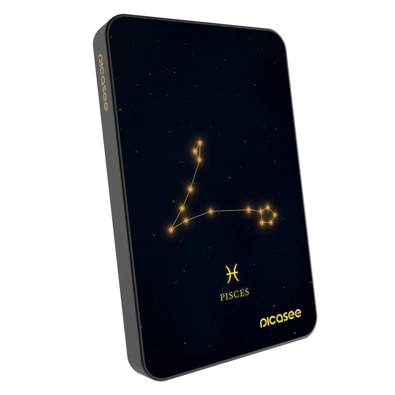Picasee Powerbank mit MagSafe 5 000 mAh Grau - PISCES