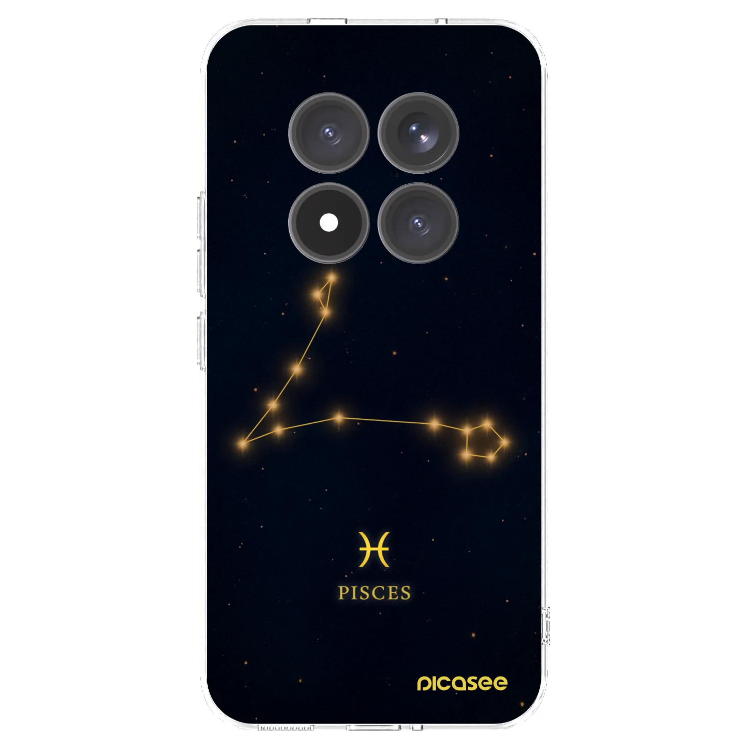 Picasee Xiaomi Redmi Note 15 Pro+ Hülle - Transparentes Silikon - PISCES