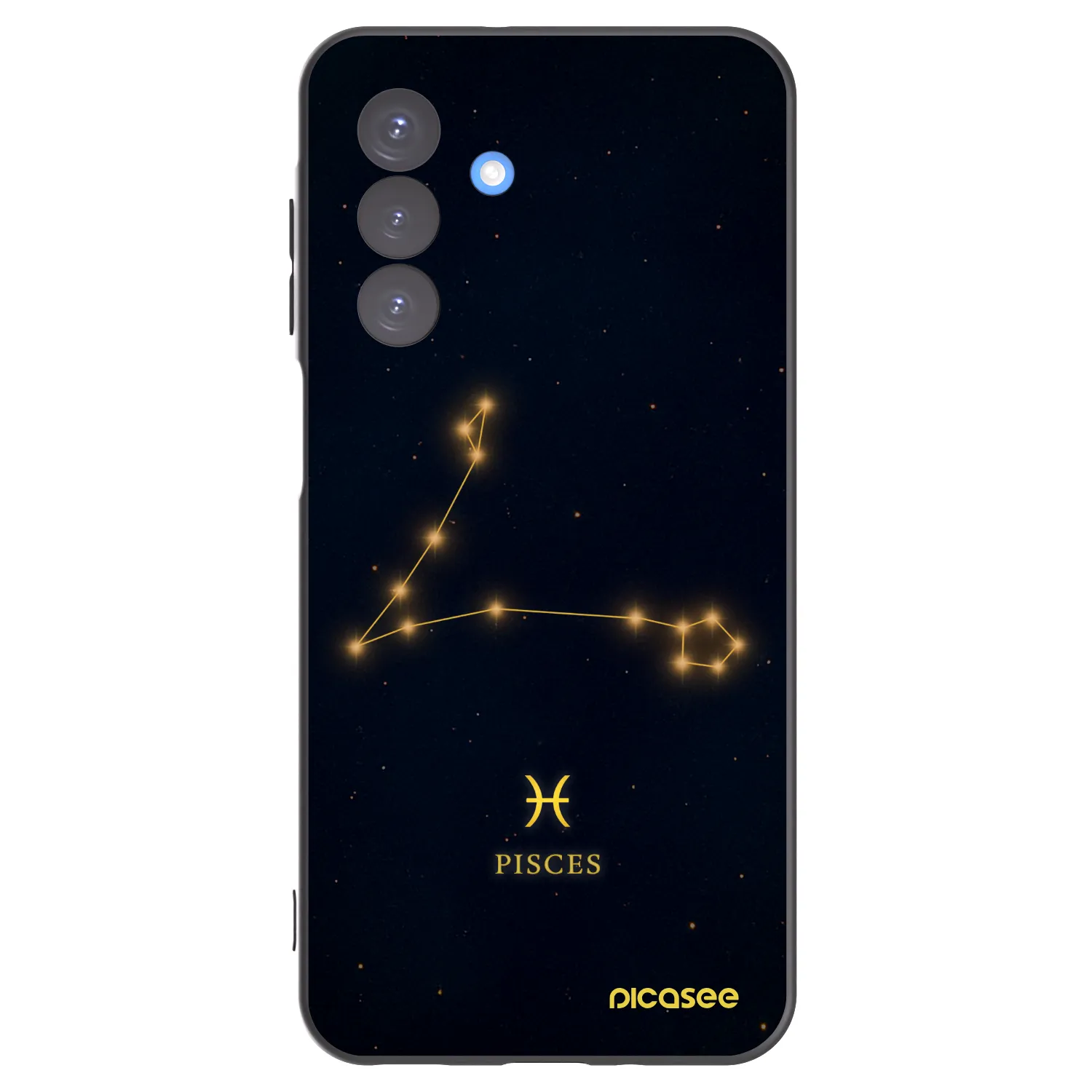 Picasee Samsung Galaxy A17 5G Hülle - Schwarzes Silikon - PISCES