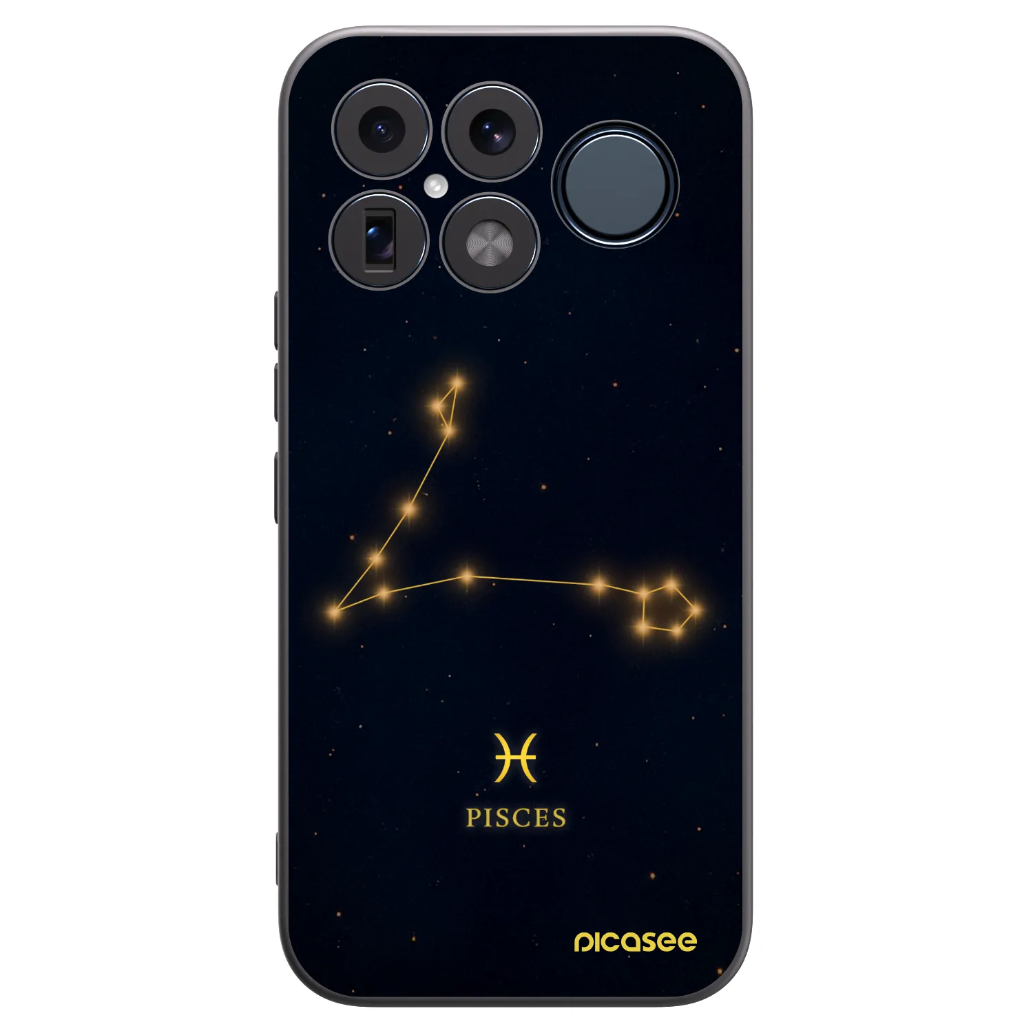 Picasee Xiaomi Poco F8 Ultra Hülle - Schwarzes Silikon - PISCES