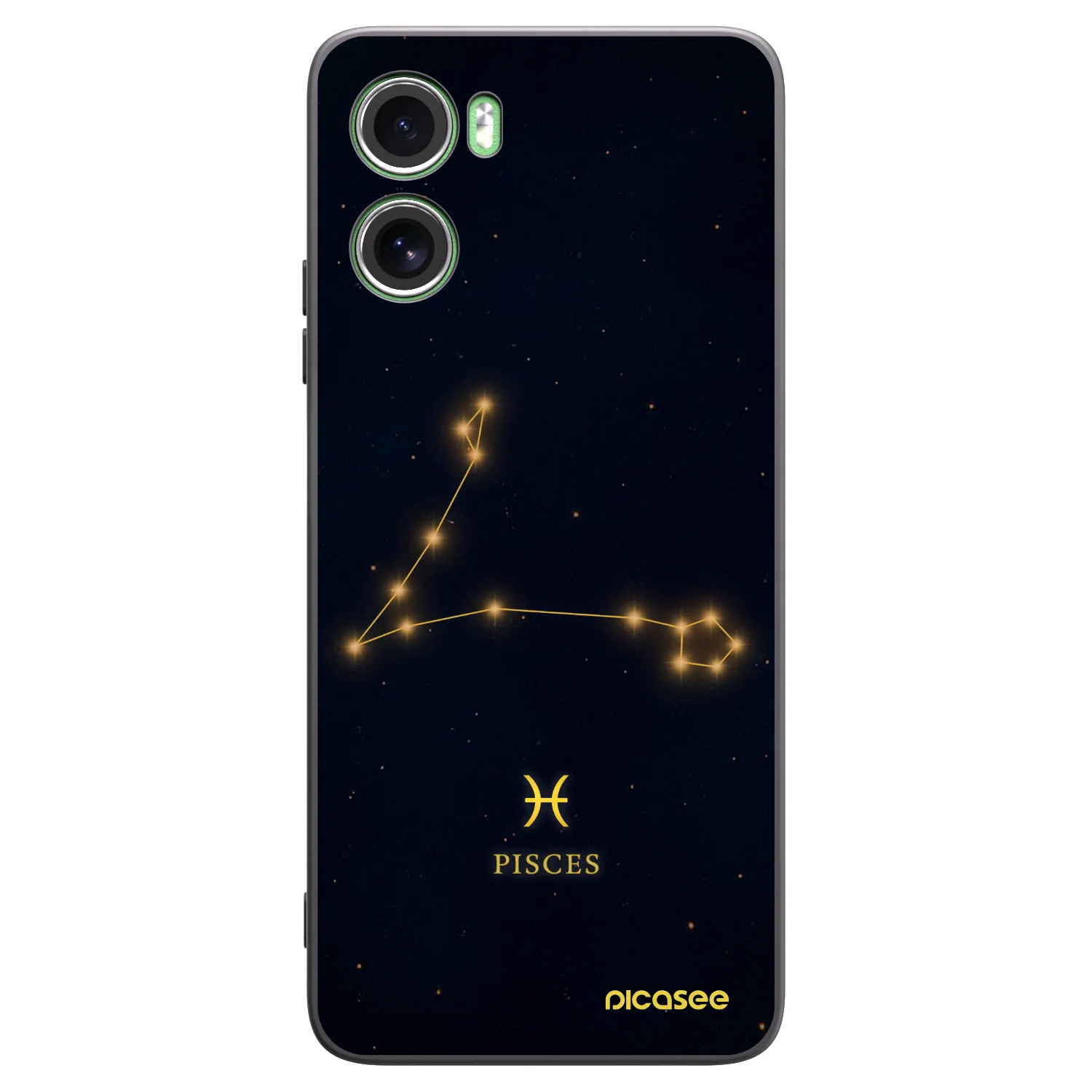 Picasee Motorola Moto G06 Hülle - Schwarzes Silikon - PISCES