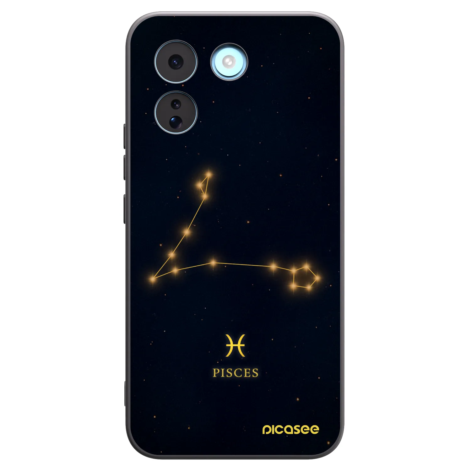 Picasee Xiaomi Redmi Note 17 Pro MAX 5G Hülle - Schwarzes Silikon - PISCES
