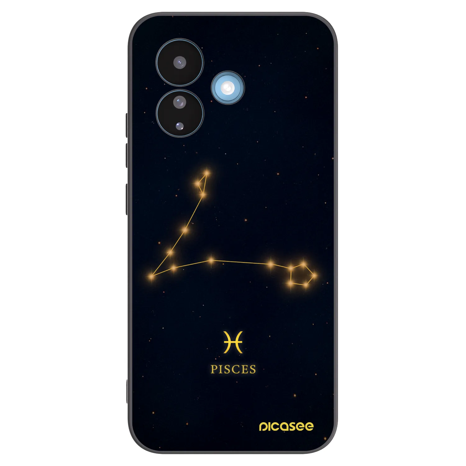 Picasee Xiaomi Redmi Note 17 Pro 5G Hülle - Schwarzes Silikon - PISCES