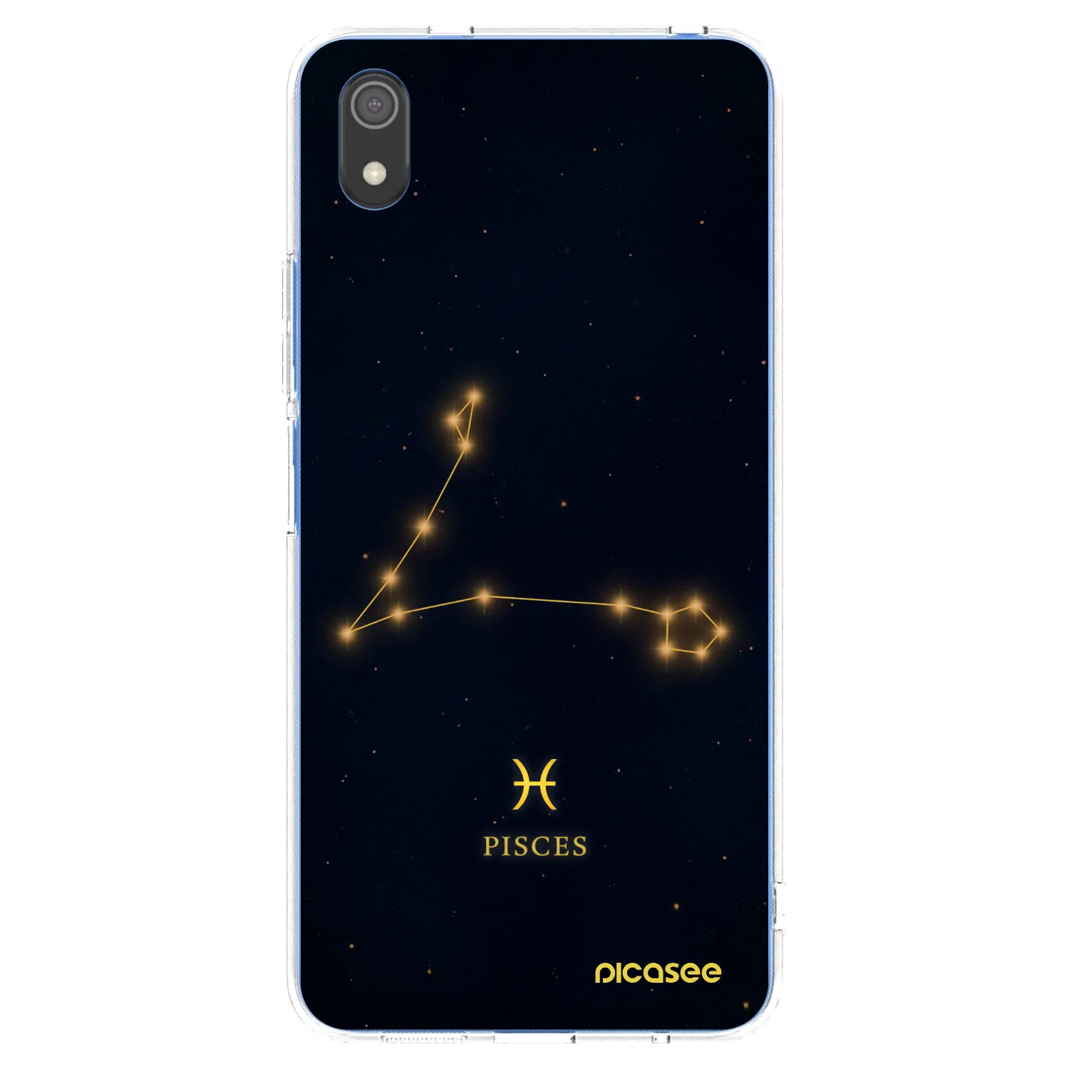 Picasee Xiaomi Redmi 7A Hülle - Transparentes Silikon - PISCES