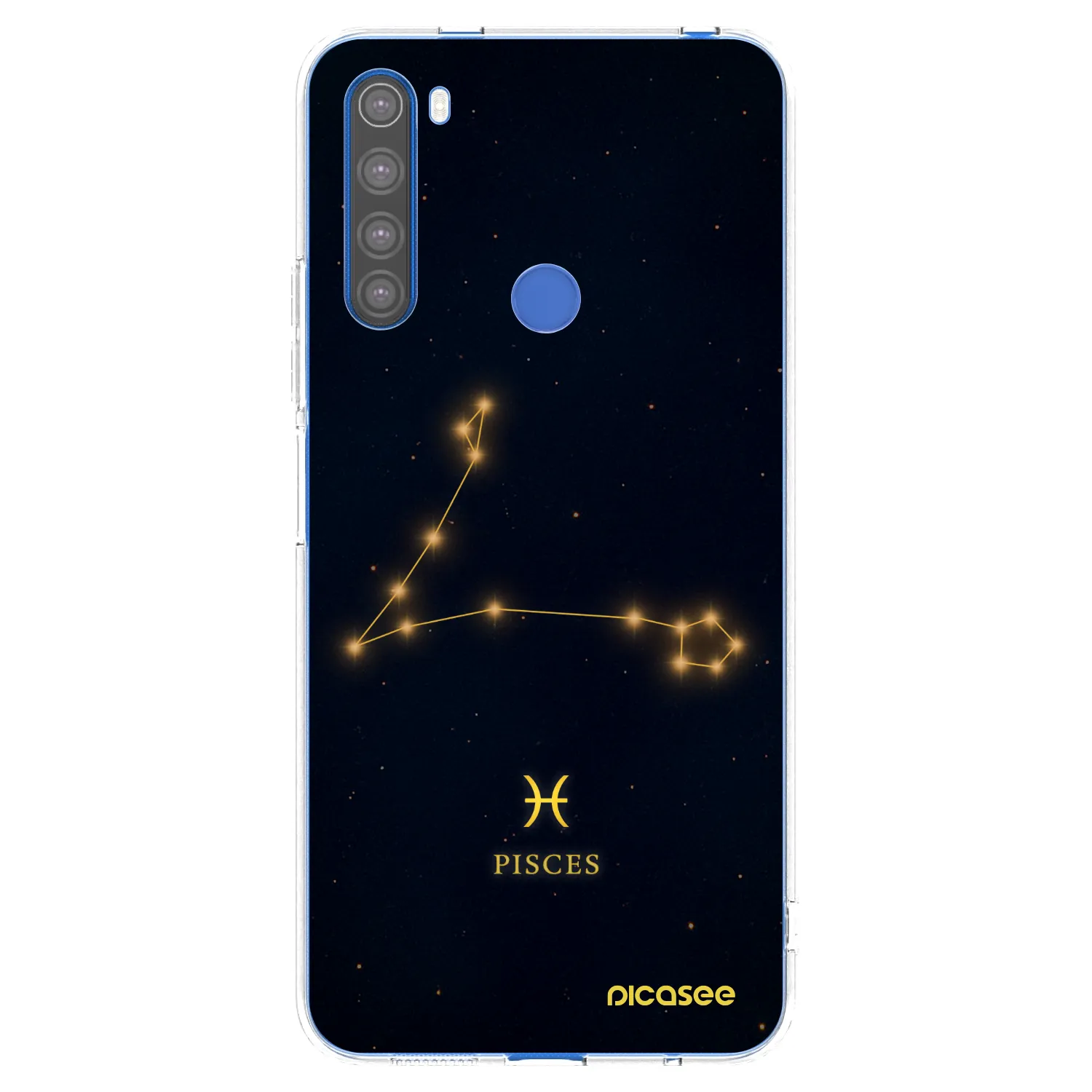 Picasee Xiaomi Redmi Note 8T Hülle - Transparentes Silikon - PISCES