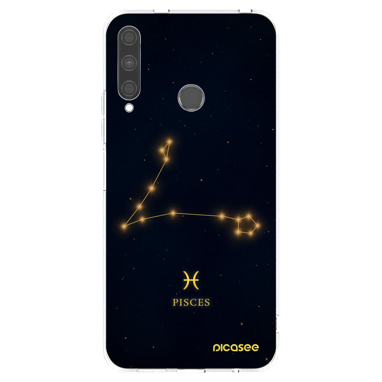 Picasee Huawei P40 Lite E Hülle - Transparentes Silikon - PISCES