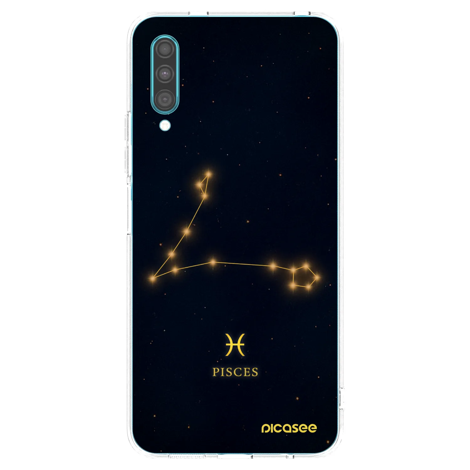 Picasee Samsung Galaxy A30s A307F Hülle - Transparentes Silikon - PISCES