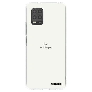 Picasee Xiaomi Mi 10 Lite Hülle - Transparentes Silikon - Girl, do it for you