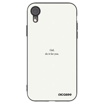 Picasee Apple iPhone 6 Plus/6S Plus Hülle - Schwarzes Silikon - Girl, do it for you