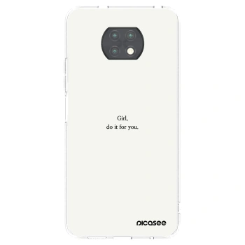 Picasee Xiaomi Redmi Note 9T Hülle - Transparentes Silikon - Girl, do it for you