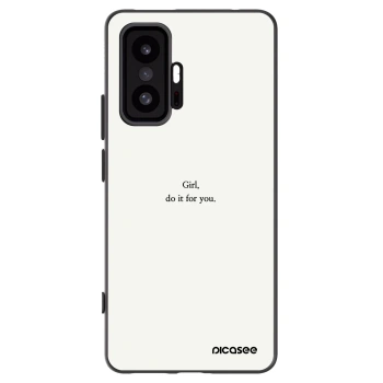 Picasee Xiaomi 11T Hülle - Schwarzes Silikon - Girl, do it for you