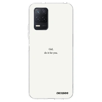 Picasee Realme 8 5G Hülle - Transparentes Silikon - Girl, do it for you