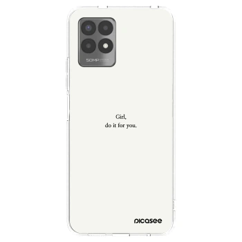 Picasee Realme 8i Hülle - Transparentes Silikon - Girl, do it for you