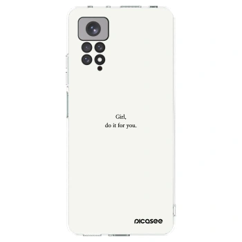 Picasee Xiaomi Redmi Note 11S 4G Hülle - Transparentes Silikon - Girl, do it for you