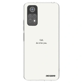 Picasee Xiaomi Redmi Note 11S 5G Hülle - Transparentes Silikon - Girl, do it for you
