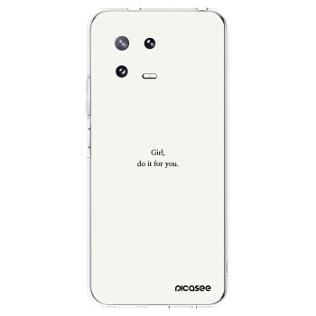 Picasee Xiaomi 13 Pro Hülle - Transparentes Silikon - Girl, do it for you