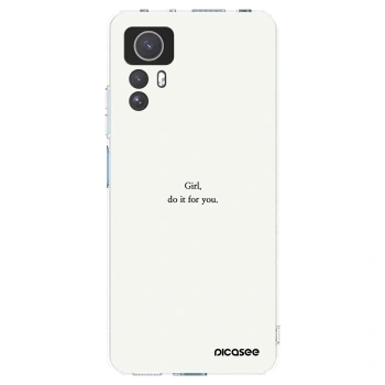 Picasee Xiaomi Redmi Note 12S Hülle - Transparentes Silikon - Girl, do it for you