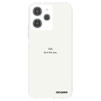 Picasee Xiaomi Redmi 12 4G Hülle - Transparentes Silikon - Girl, do it for you
