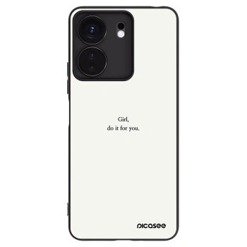 Picasee Xiaomi Redmi 13C 4G Hülle - Schwarzes Silikon - Girl, do it for you