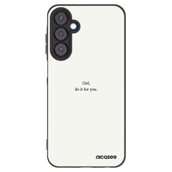 Picasee Samsung Galaxy A25 A256B 5G Hülle - Schwarzes Silikon - Girl, do it for you