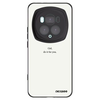 Picasee Honor Magic6 Pro Hülle - Schwarzes Silikon - Girl, do it for you