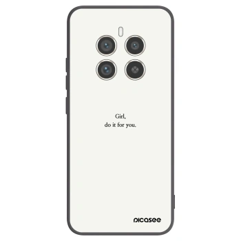 Picasee Realme 12 Pro 5G Hülle - Schwarzes Silikon - Girl, do it for you