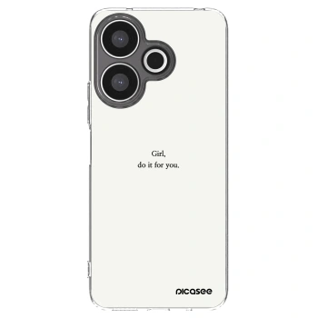 Picasee Xiaomi Redmi 13 4G Hülle - Transparentes Silikon - Girl, do it for you