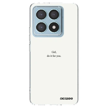 Picasee Xiaomi 14T Pro Hülle - Transparentes Silikon - Girl, do it for you