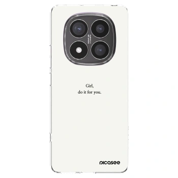 Picasee Xiaomi Redmi Note 14 Pro+ 5G Hülle - Transparentes Silikon - Girl, do it for you