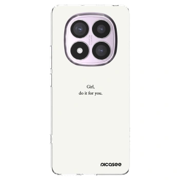 Picasee Xiaomi Redmi Note 14 Pro 5G Hülle - Transparentes Silikon - Girl, do it for you