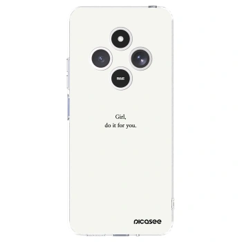 Picasee Xiaomi Redmi 14C Hülle - Transparentes Silikon - Girl, do it for you