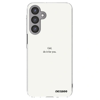 Picasee Samsung Galaxy A16 5G Hülle - Transparentes Silikon - Girl, do it for you