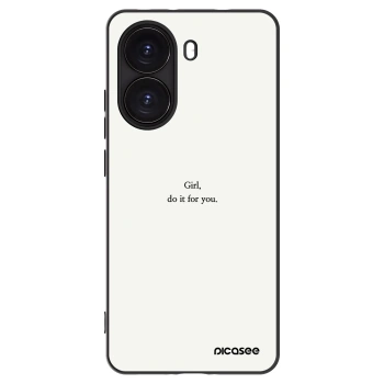 Picasee Xiaomi Poco X7 Pro 5G Hülle - Schwarzes Silikon - Girl, do it for you