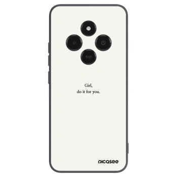 Picasee Xiaomi Poco C75 Hülle - Schwarzes Silikon - Girl, do it for you