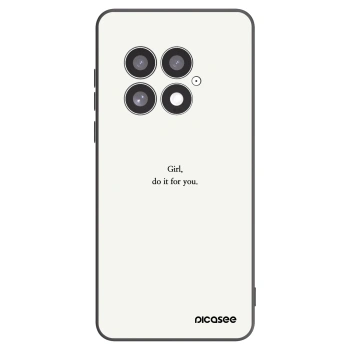 Picasee OnePlus 13 5G Hülle - Schwarzes Silikon - Girl, do it for you