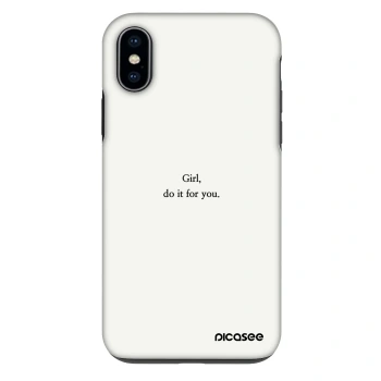 Hülle für Apple iPhone X/XS - Girl, do it for you