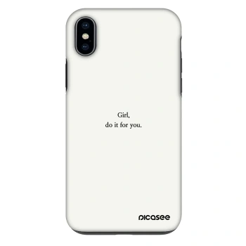 Hülle für Apple iPhone XS Max - Girl, do it for you