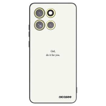 Picasee Motorola Moto G86 5G Hülle - Schwarzes Silikon - Girl, do it for you