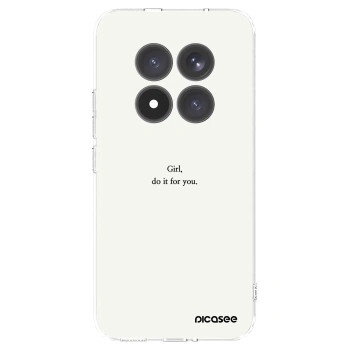 Picasee Xiaomi Redmi Note 15 Pro+ Hülle - Transparentes Silikon - Girl, do it for you