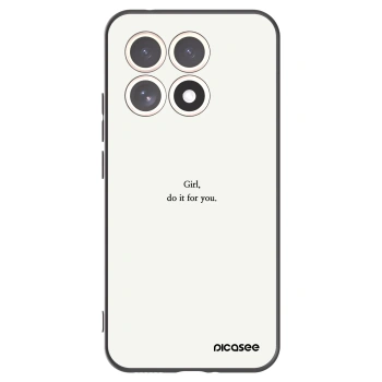 Picasee Xiaomi 15T Hülle - Schwarzes Silikon - Girl, do it for you