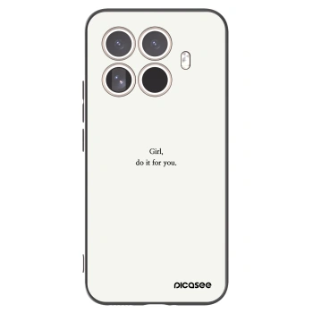 Picasee Xiaomi 15T Pro Hülle - Schwarzes Silikon - Girl, do it for you