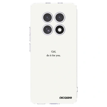 Picasee Xiaomi Redmi Note 15 Hülle - Transparentes Silikon - Girl, do it for you