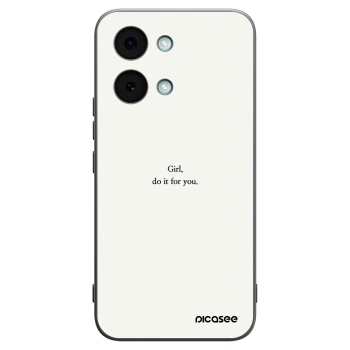 Picasee Xiaomi Poco X8 Pro Max Hülle - Schwarzes Silikon - Girl, do it for you