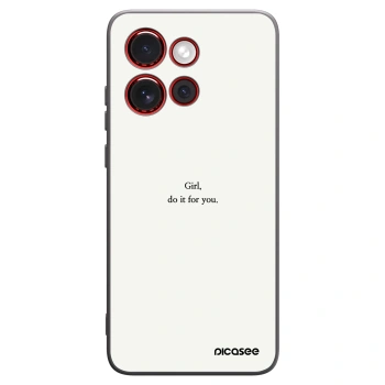 Picasee Motorola Edge 60 Neo 5G Hülle - Schwarzes Silikon - Girl, do it for you