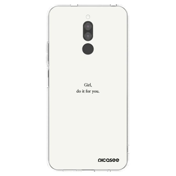 Picasee Xiaomi Redmi 8 Hülle - Transparentes Silikon - Girl, do it for you