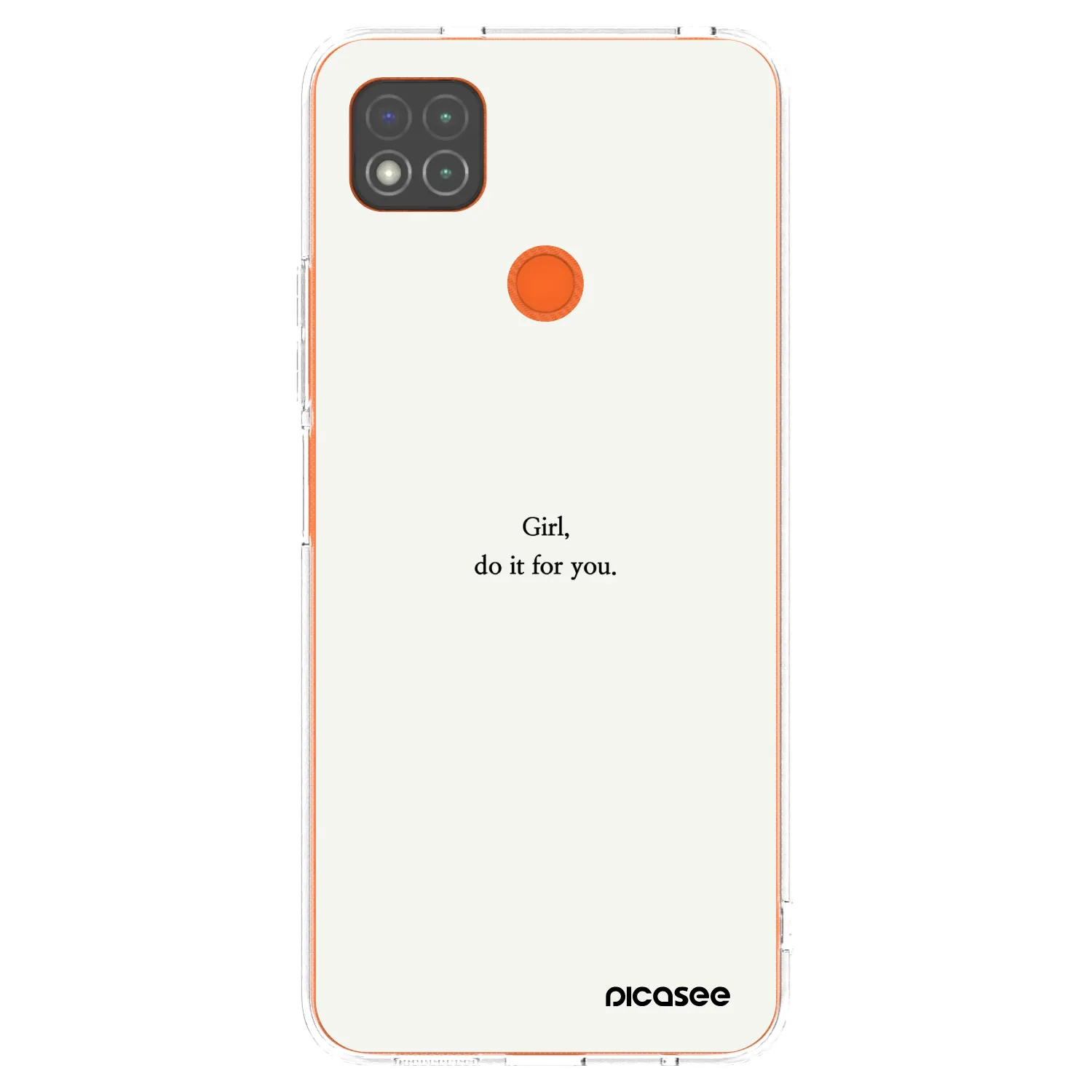 Picasee Xiaomi Redmi 9C Hülle - Transparentes Silikon - Girl, do it for you